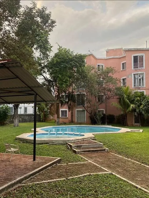 Depa Familiar Con Alberca Wi-Fi Ac Centrico Apartment Cancun